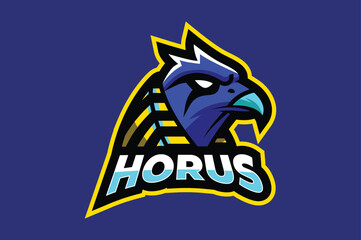 Horus Esports Logo – Blue Edition