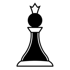 chess pawn vector illustration