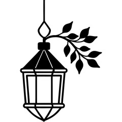 street lamp vector illustration