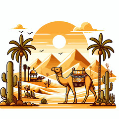 camel in desert  (4)