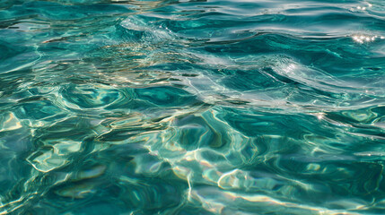 Obraz premium closeup of water in pool 