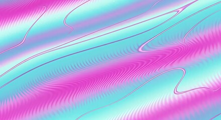 Abstract Liquid Art Pattern in Teal and Magenta Modern Backdrop with Curved Lines and Gradient Texture for Creative Design