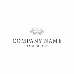 Obraz premium Elegant Geometric Logo Design for Company Name and Tagline.