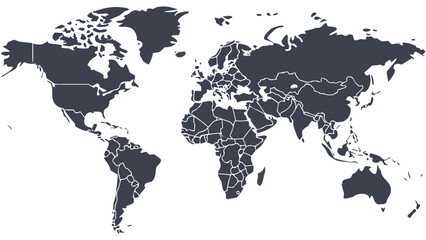 simplified-and-efficient-world-map-design-with-smooth lines