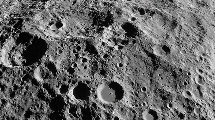 moon surface texture in space 
