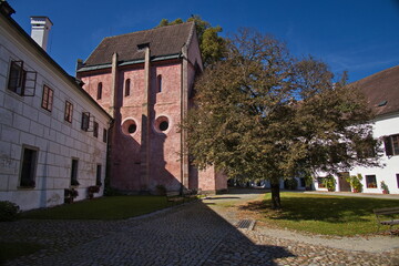 Monastery in Zlata Koruna, Cesky Krumlov district,Czech republic,Europe
