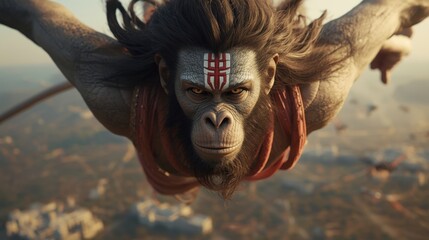 God Hanuman ji portrait