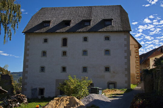 Fortress in Drslavice, Prachatice district,Czech republic,Europe
