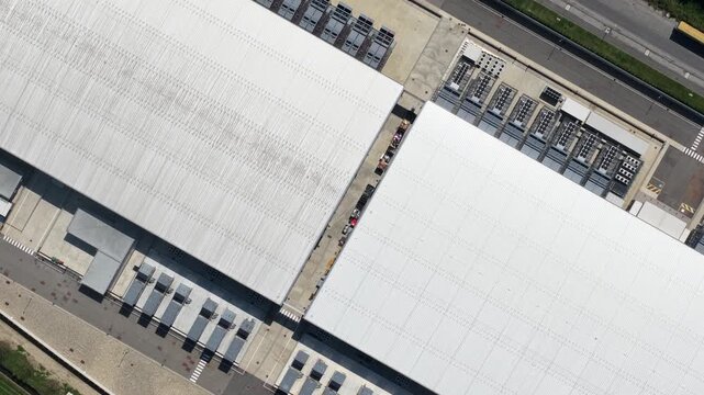 Datacenter, hyperscaler, artificial intelligience computering facility. Cooling and hardware. Milan, Italy.