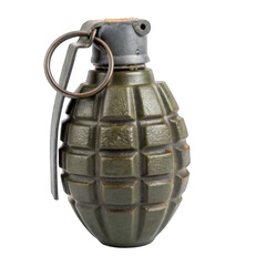 hand grenade isolated on a transparent background.