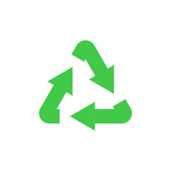 Recycling Logo SVG, Eco Symbol Clipart, Green Recycle Arrows Cut File, Svg Files for Cricut