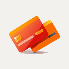 Two credit cards for financial transactions