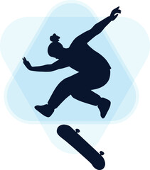 Obraz premium snowboarder jumping on the air