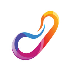 Paperclip Holding Abstract Swirl