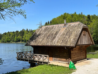 Artificial lake Trakoscan (Zagorje, Croatia) - Die See Trakoscan oder künstlicher Trakoscansee (Kroatien) - Umjetno jezero Trakošćan ili Trakošćansko jezero (Hrvatsko zagorje, Hrvatska)
