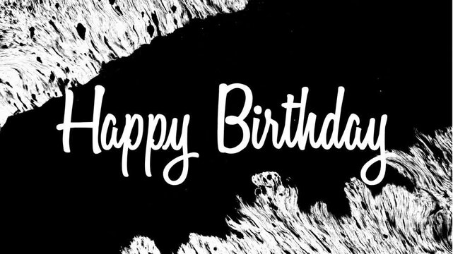 HAPPY BIRTHDAY BLACK