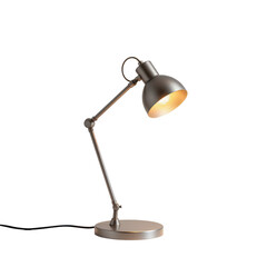 Adjustable Desk Lamp with Metal Finish and Warm Light Glow