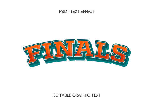Sport College Varsity Text Effect