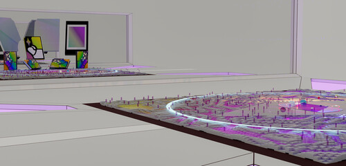 Aesthetic aesthetology aesthereal 3D render concept abstract books story fantasy