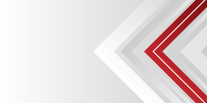 red and white banner background with diagonal stripes design. modern futuristic subtle abstract background. Modern gray abstract vector long banner background. Futuristic technology concept graphic.	