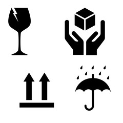 Hand icons vector set of real estate house and business concepts