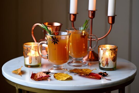 Thanksgiving Rosemary Hot Toddy for Two