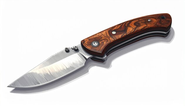 knife isolated on white background