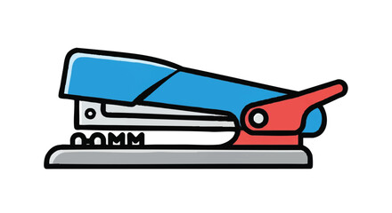 Stapler outline icon vector