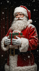 santa claus with gifts