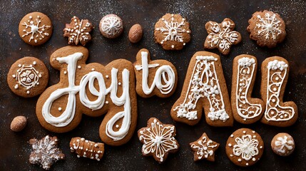 Fototapeta premium Gingerbread cookies forming 