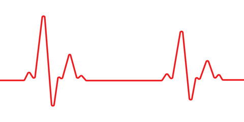 Heartbeat Pulse Line Vector Icon Set – Medical Heart Rhythm, Cardiogram, and Healthcare 
Graphic Design Illustration