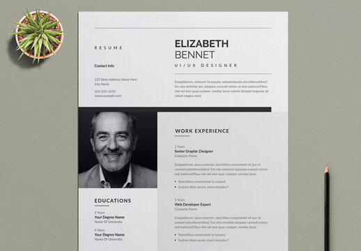 Resume and Cover Letter Layout