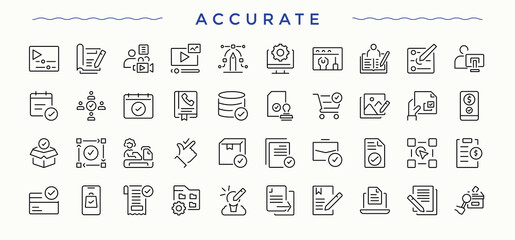 Correct icon set. Web icons pack. Ok icon set. Contains related to check, checkmark, approve, signs, confirm, check marks sign and more.