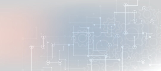 Motherboard technology circuit board background texture design. Creative idea AI banner concept for internet technology. Digital motherboard. Futuristic technology concept.