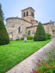 Eglise de Saint-Victor-sur-Loire en France