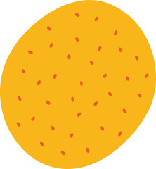 Handcrafted texture with random grain spots natural organic