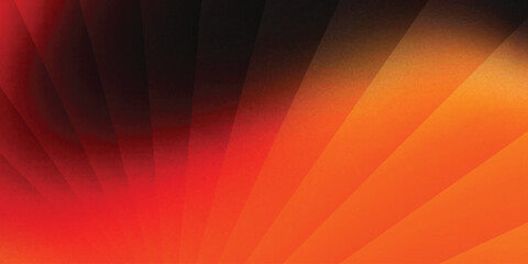 Orange black colors gradient background, grainy texture