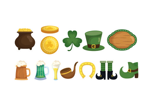 Patrick's Day Illustrations Set