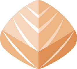 Soft geometric lines with natural grain tone and wave