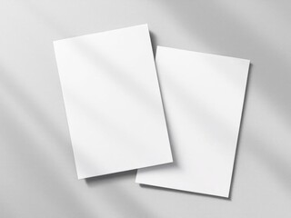 Naklejka premium A4 Flyer Blank Mockup