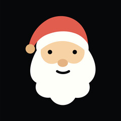 Santa vector design art for Christmas 