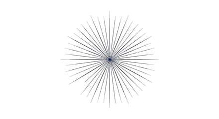 Abstract Geometric Starburst Design Displaying Radiating Lines On The Black Background