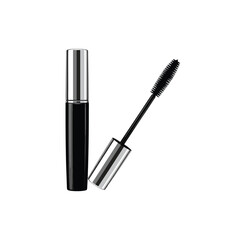 mascara silhouette for beauty design concept
