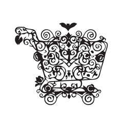 Intricate Shopping Cart Design