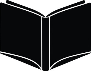 Isolated book icon. Education pictogram vector graphic.