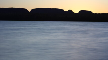 Sunset and the Sleeping Giant