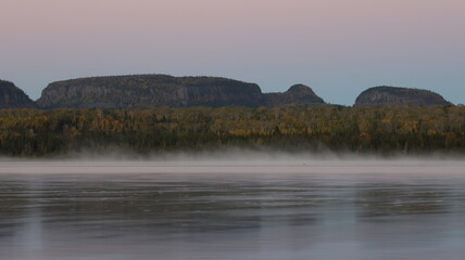 Mist on the lake