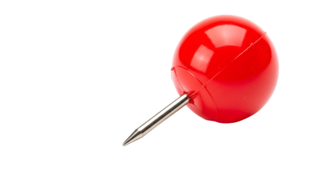 Red Round Head Push Pin thumbtack stationery