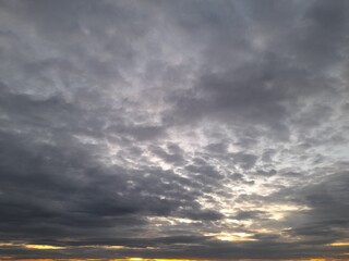 Fototapeta premium Dramatic Cloudy Sky at Sunset