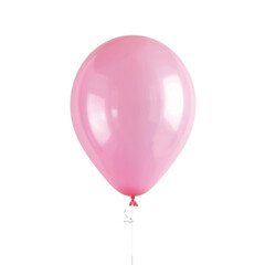 pink balloon isolated